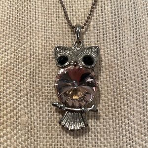 Adult Jewels owl necklace